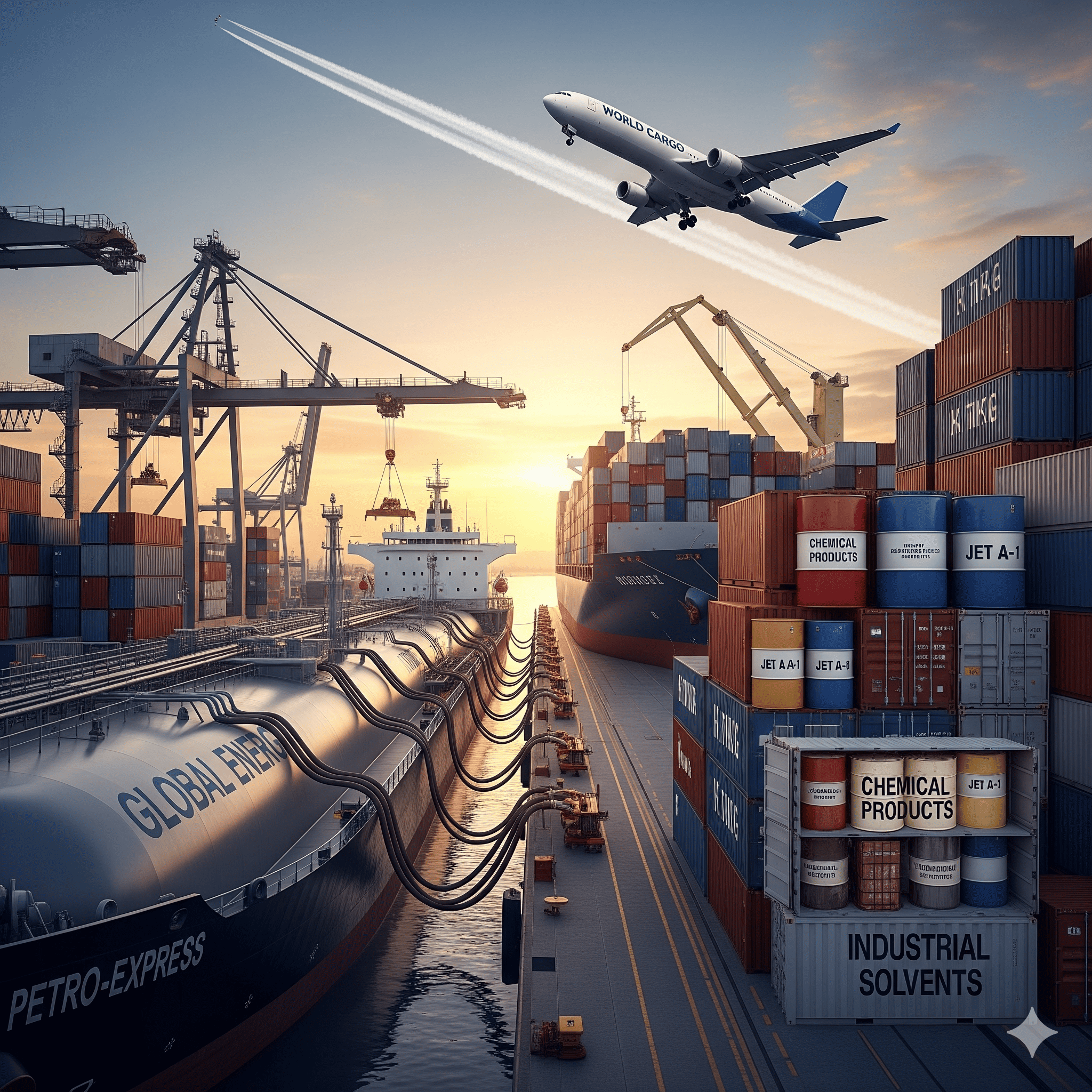 Petroleum export operations and products